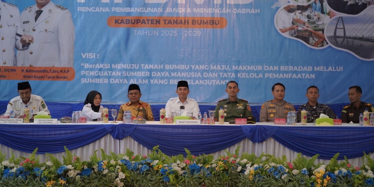 Bupati Tanbu Resmi Buka Musrenbang RPJMD Tanbu 2025-2029