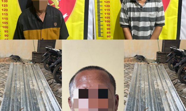 Dalam Rangka Operasi Kewilayahan OPS Sikat Intan I 2025, Tim Gabungan Amankan 3 Pelaku Pencurian