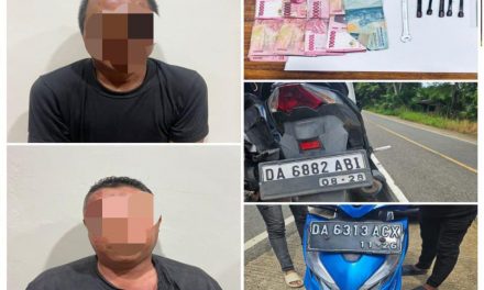 Polsek Angsana Terima Laporan Tindak Pidana Pencurian