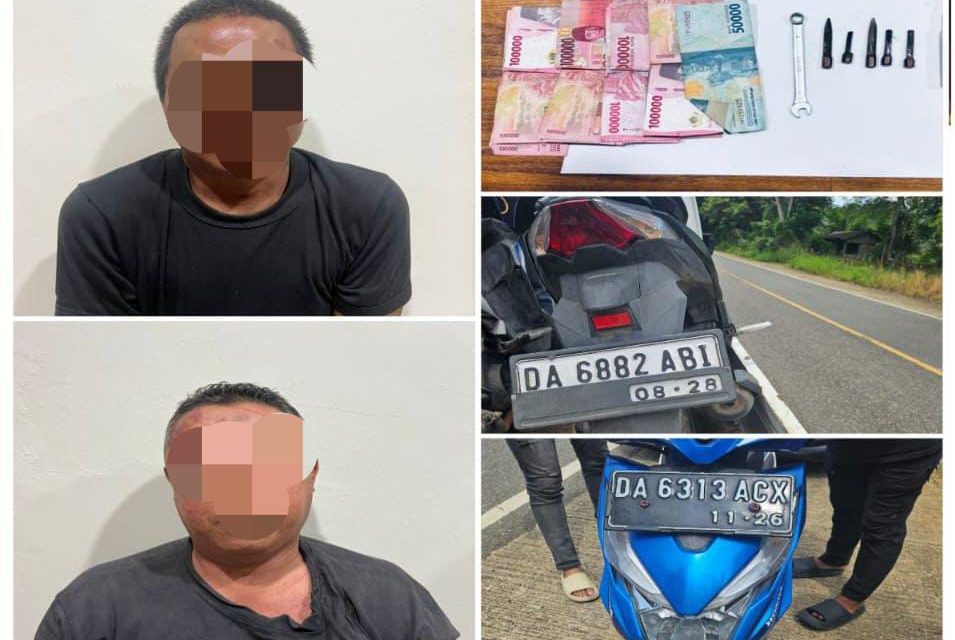 Polsek Angsana Terima Laporan Tindak Pidana Pencurian
