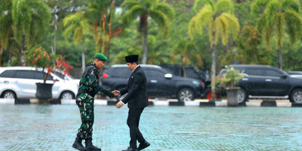 Semangat Harkitnas ke-117 dan HUT ke-76 Proklamasi Pemerintahan ALRI Devisi 4 Berlangsung Dibawah Guyuran Hujan
