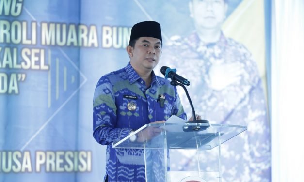 Bupati Tanbu Berikan Apresiasi Pembangunan Markas Unit Patroli Ditpolairud Polda Kalsel