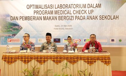 Dalam Rangka MCU dan Pemberian Makanan Bergizi Anak Sekolah, Pemkab Tanbu Gelar Seminar Optimalisasi Laboratorium