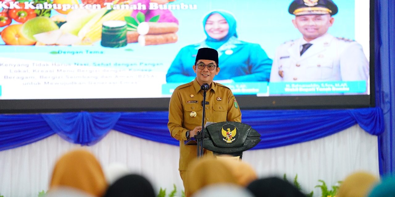 Bupati Tanbu Resmi Buka Lomba Menu B2SA Berbasis Pangan Lokal Tingkat Kabupaten 2025