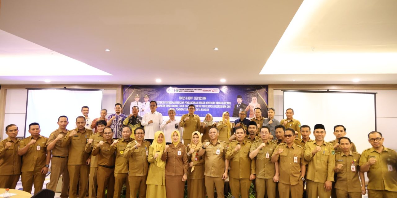 Bupati Tanbu Resmi Buka FGD Asistensi Penyusunan RPJMD 2025-2029