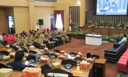 DPRD Tanbu Gelar Rapat Paripurna Dalam Rangka Penyampaian LPj APBD Anggaran 2024