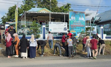 Kecamatan Simpang Empat Kembali Gelar AKSI Jumat Bersih di Desa Gunung Besar
