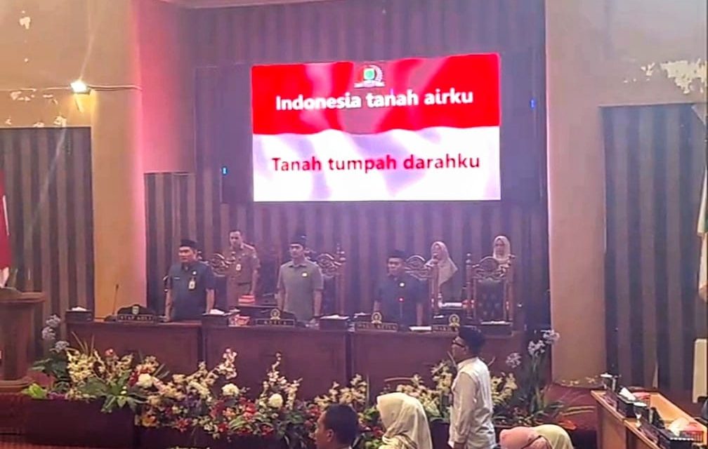DPRD Tanbu Gelar Rapat Paripurna Terkait Agenda Pemandangan Umum Fraksi Terhadap Raperda LPJ APBD 2024