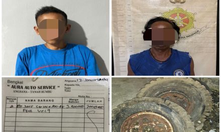 Reskrim Polsek Angsana Berhasil Ungkap dan Amankan Pelaku Pencurian