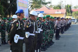 Polres Tanbu Laksanakan Apel Gelar Pasukan Operasi Kepolisian Kewilayahan Patuh Intan 2025