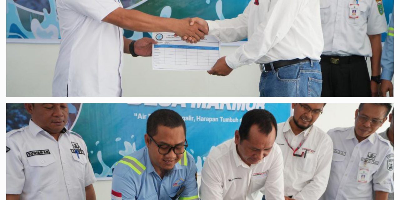 PT Borneo Indobara Resmikan Sarana Air Bersih untuk 358 KK di Desa Makmur