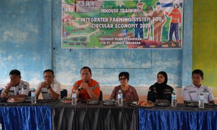 PT Borneo Indobara Berdayakan Masyarakat Lewat Pelatihan Pertanian Terpadu dan Ekonomi Sirkular