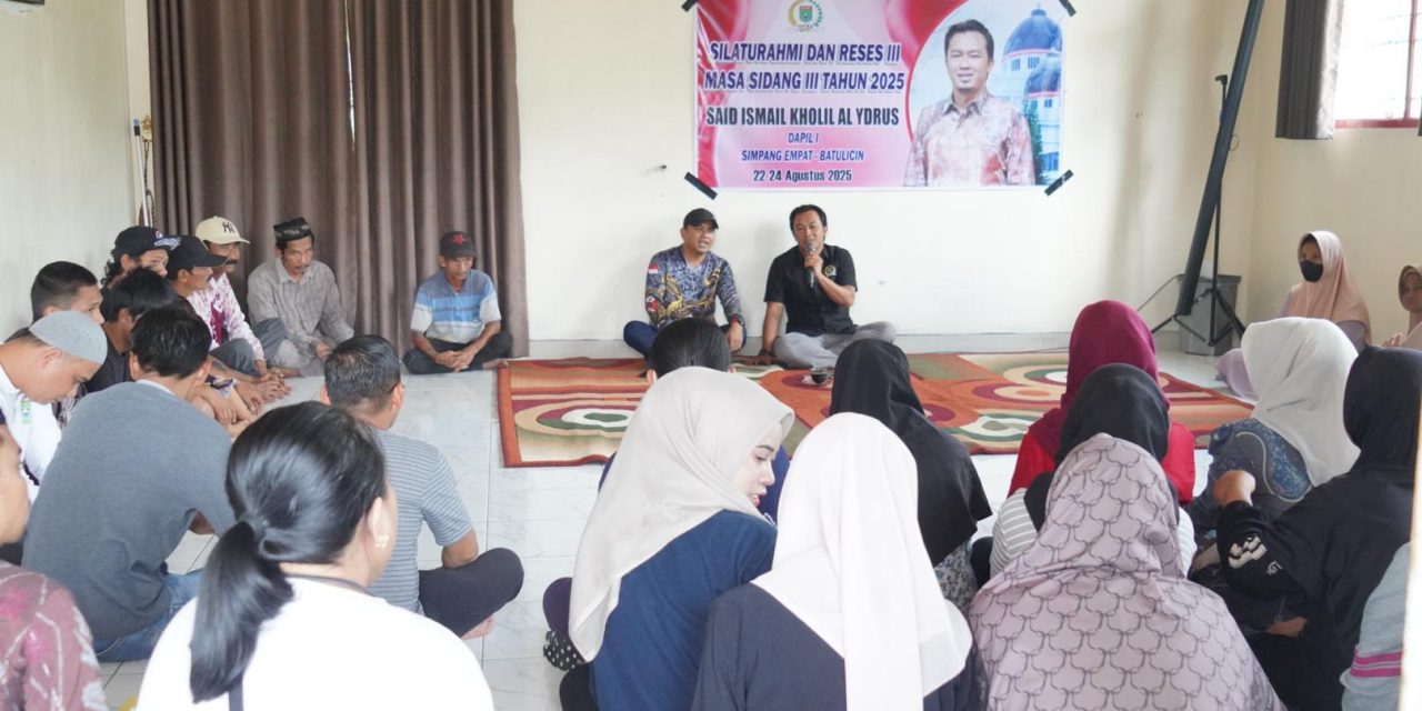 Anggota DPRD Tanbu Gelar Silaturahmi dan Reses III Masa Sidang III 2025