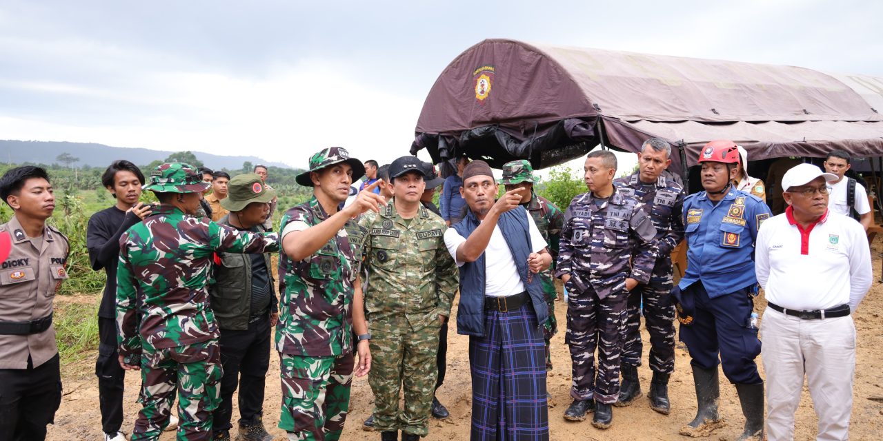 Bupati Tanbu Apresiasi Kerja Keras Tim Gabungan yang Berhasil Menemukan Helikopter Jatuh