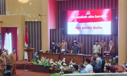DPRD Tanbu Gelar Rapat Paripurna Penyampaian Pendapat Bupati Terkait Raperda Inisatif DPRD