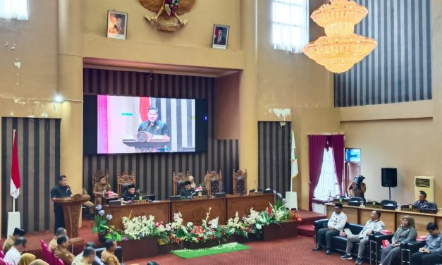 Rapat Paripurna Penyampaian Pemandangan Umum Fraksi Terhadap Raperda Kerja Sama Daerah