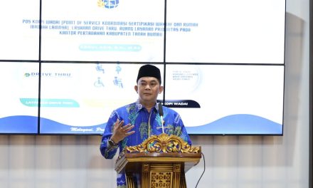 Bupati Tanbu Resmikan 3 Layanan Inovatif di Kantor Pertanahan Kabupaten Tanbu