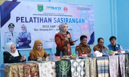 Pemkab Tanbu Sukses Gelar Pelatihan Sasirangan di Desa Sarigadung Simpang Empat