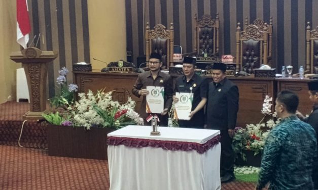 DPRD Tanbu Gelar Rapat Paripurna Pengambilan Keputusan Raperda Kerjasama Daerah