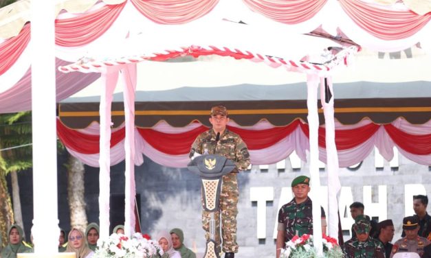 Bupati Tanbu Sebagai Inspektur Upacara Pembukaan TMMD ke-126 Anggaran 2025