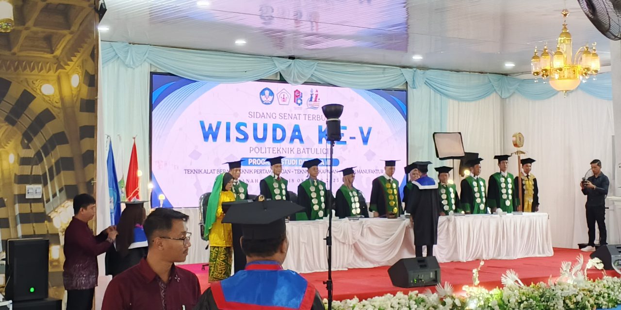 Politeknik Batulicin Gelar Wisuda ke-V Program Diploma III