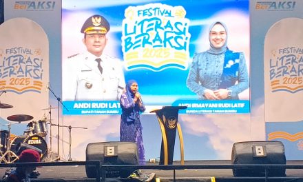 Festival Literasi BerAKSI 2025 Resmi Ditutup di Bandara Bersujud oleh Bupati Tanbu