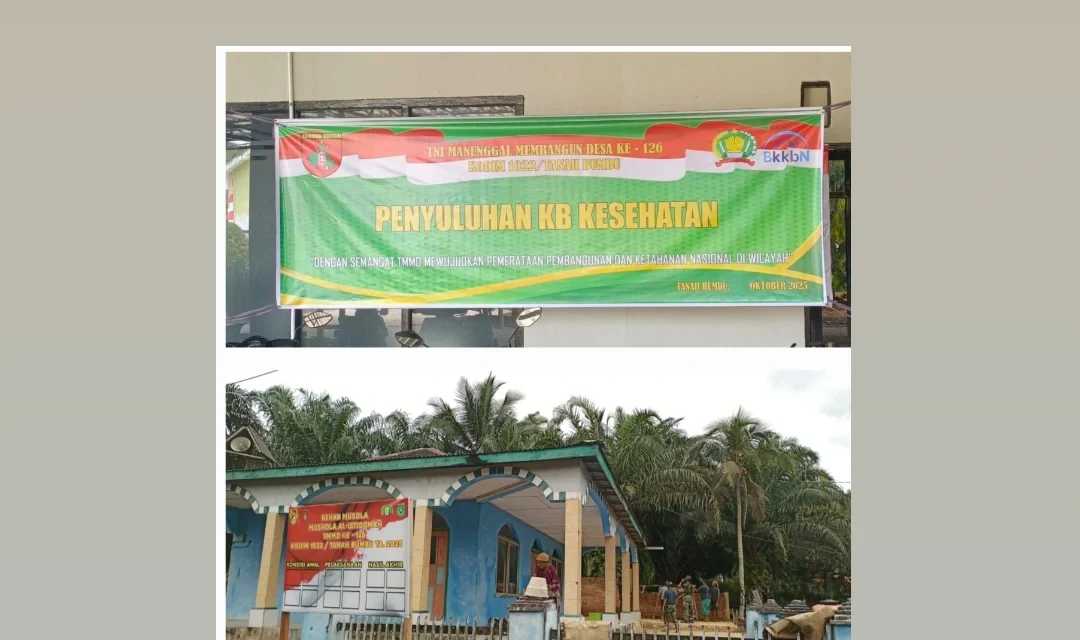 Satgas TMMD Kodim 1022/Tanah Bumbu Genjot Pengerjaan Sasaran Fisik di Desa Rejosari
