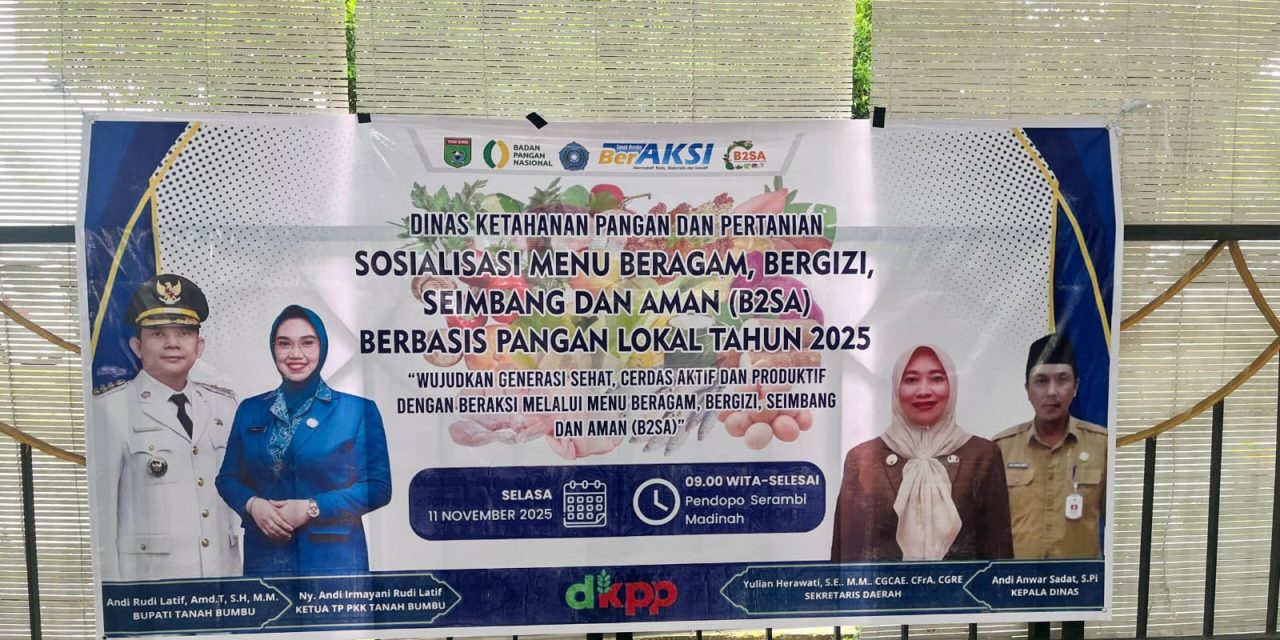 DKPP Tanbu Melalui Bidang Ketahanan Pangan Gelar Sosialisasi Menu B2SA