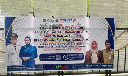 DKPP Tanbu Melalui Bidang Ketahanan Pangan Gelar Sosialisasi Menu B2SA