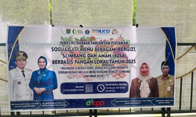 DKPP Tanbu Melalui Bidang Ketahanan Pangan Gelar Sosialisasi Menu B2SA