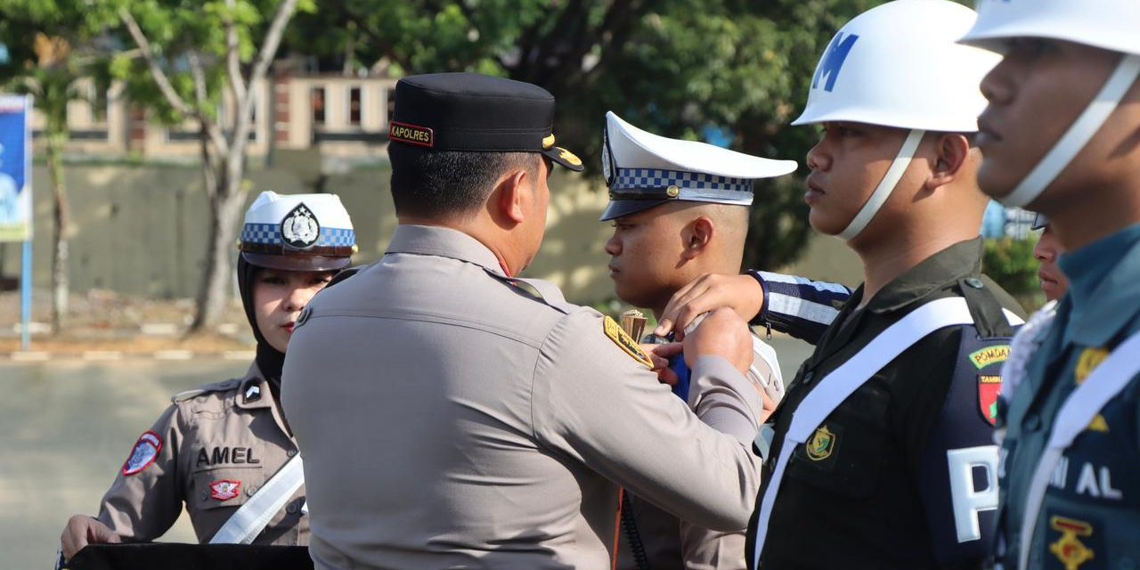 Polres Tanbu Gelar Apel Pasukan Operasi Zebra Intan 2025 di Lapangan Apel Polres Tanbu