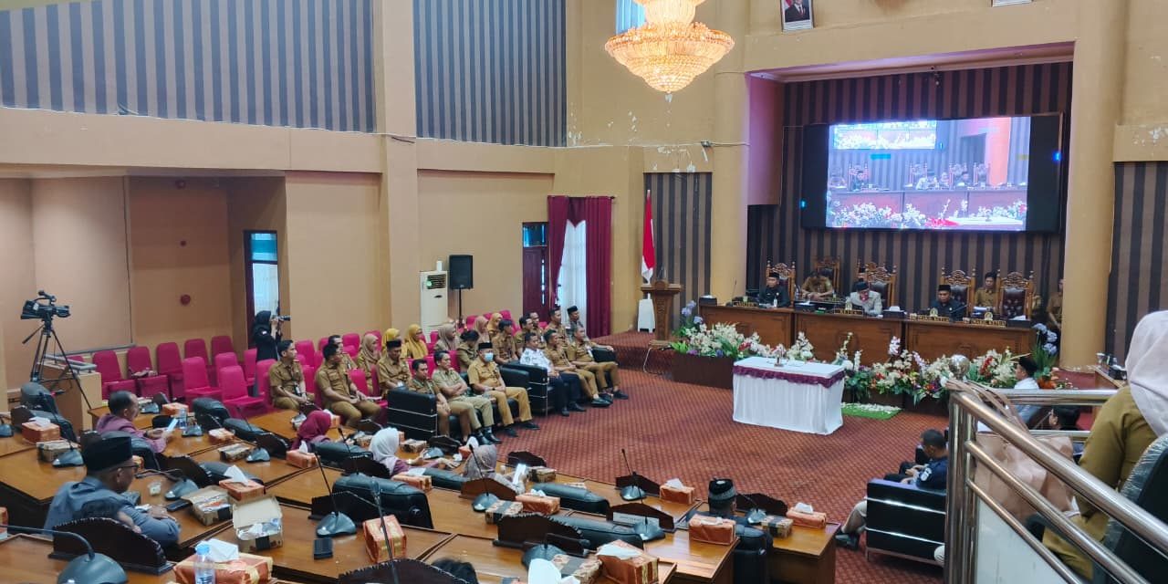 DPRD Tanbu Gelar Rapat Paripurna Dalam Rangka PROPEMPERDA 2025