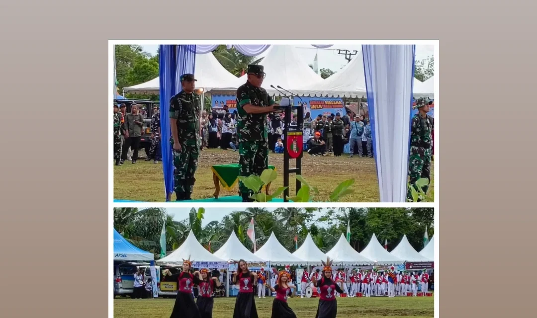 Upacara Penutupan TMMD ke-126 2025 Berlangsung di Lapangan Desa Rejosari