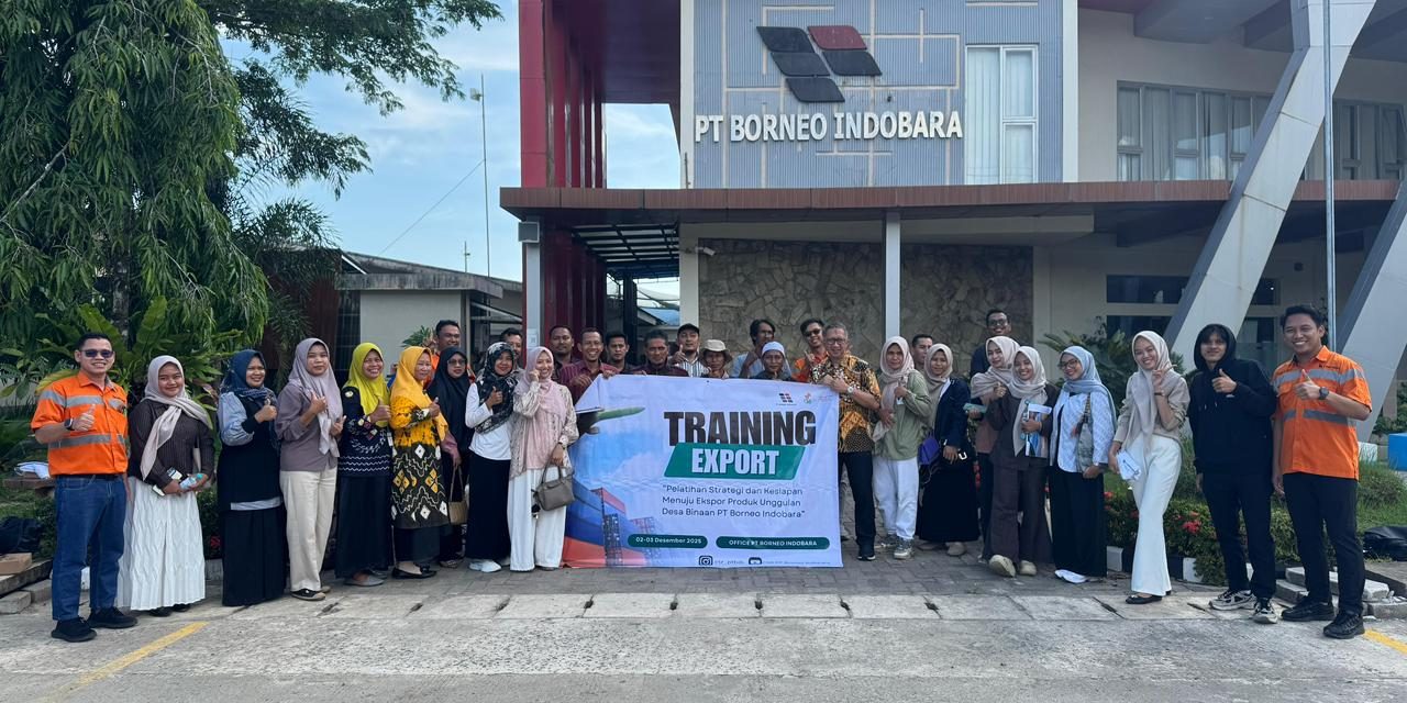 PT Borneo Indobara Gelar Training Export untuk UMKM dan BUMDes Ring 1