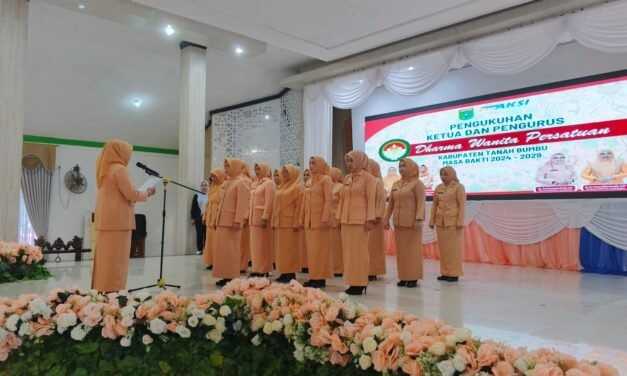 Pengukuhan Ketua dan Pengurus DWP Tanbu 2024-2029 Berlangsung Khidmat