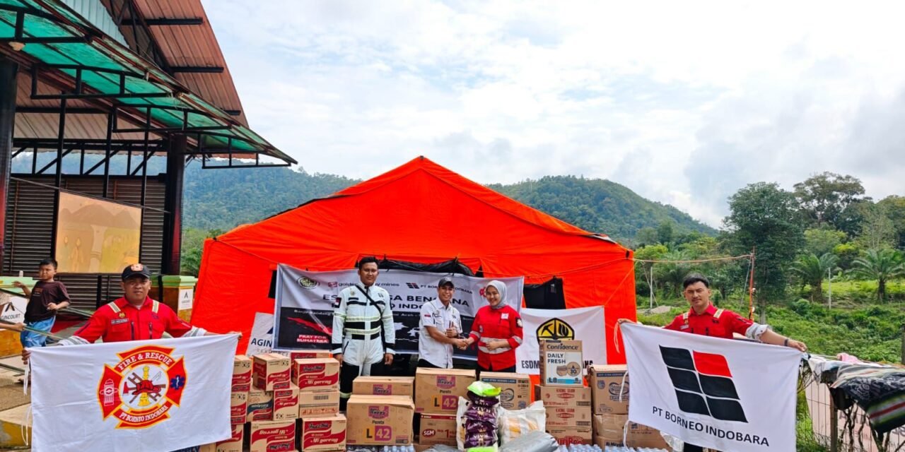 PT BIB Kerahkan Tim ERT Tangani Banjir Bandang dan Tanah Longsor di Wilayah Sumatera Utara