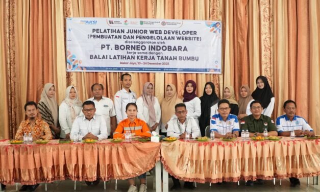 PT BIB Melalui Program CSR Bekerja Sama dengan BLK Tanbu Gelar Pelatihan Junior Web Developer Dasar