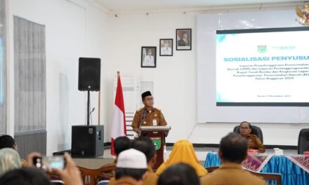 Pemkab Tanbu Gelar Sosialisasi Penyusunan LPPD, LKPJ Bupati serta RLPPD Anggaran 2025