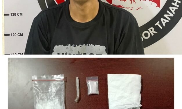 Tim Opsnal Satresnarkoba Tanbu Berhasil Amankan Pria yang Terlibat Peredaran Narkoba