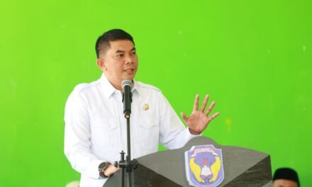 Bupati Tanbu Launching SPPG di SMPN 1 Simpang Empat