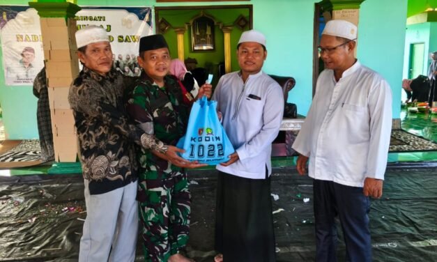 Kodim 1022/Tanbu dan Posko Satu Jiwa Laksanakan Program Jumat Berkah