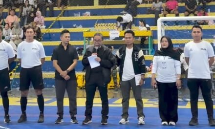 Bupati Tanbu Melalui Disbudparpora Resmi Buka Turnamen Futsal Stikes Cup 2026