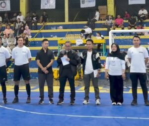 Bupati Tanbu Melalui Disbudparpora Resmi Buka Turnamen Futsal Stikes Cup 2026