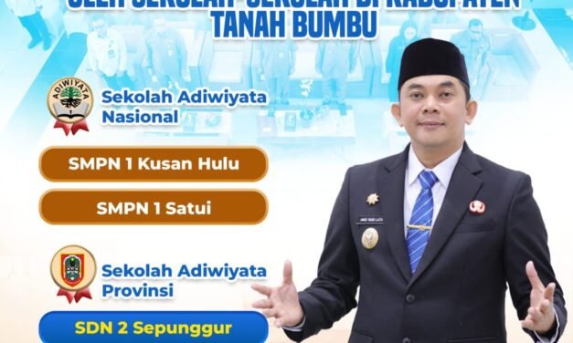 Lima Sekolah di Tanah Bumbu Raih Penghargaan Adiwiyata 2025