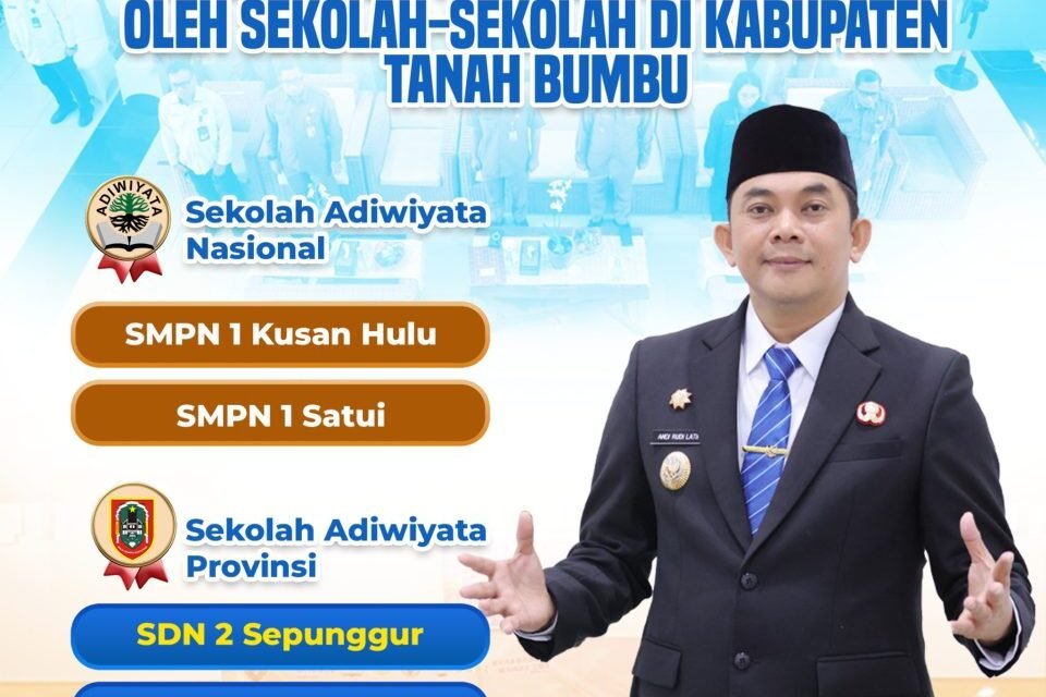 Lima Sekolah di Tanah Bumbu Raih Penghargaan Adiwiyata 2025