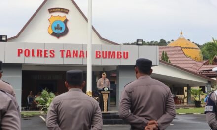Kepolisian Resor Tanbu Gelar Apel Pasukan Operasi Wilayah Keselamatan Intan 2026