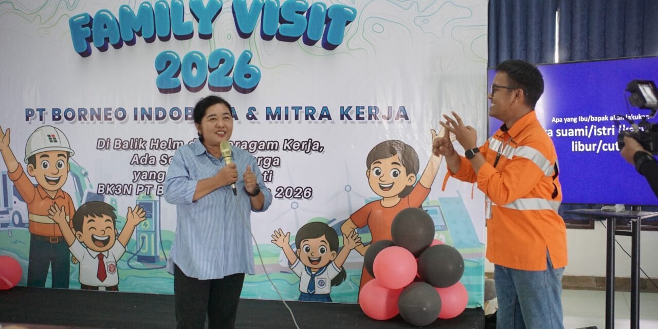 Pererat Silaturahmi, PT Borneo Indobara Gelar Family Visit 2026 untuk Kenalkan Dunia Tambang kepada Keluarga