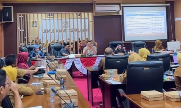 DPRD Tanbu Gelar Raker Bersama Dinkes, BPJS Kesehatan, RSUD dan Puskesmas se-Tanbu