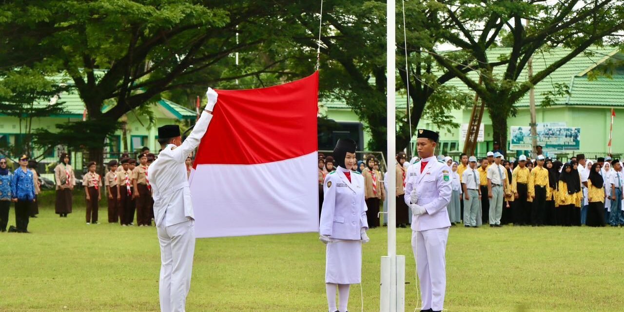 Polres Tanbu Ikuti Upacara Peringatan Hari Pahlawan ke-80 2026 di Lapangan Terbuka