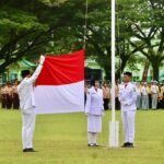 Polres Tanbu Ikuti Upacara Peringatan Hari Pahlawan ke-80 2026 di Lapangan Terbuka